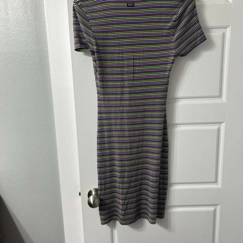 RVCA Women's Partition Mini Rib Knit Dress NWT size small - Picture 8 of 9